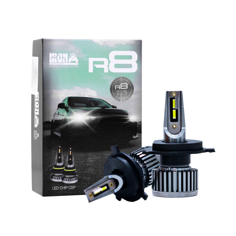 LR R8 - Dos bombillas LED H4 - Potencia de 25W