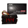 Voltimetro Digital Ajk Nano Plus Black 12 Volt Display Rojo