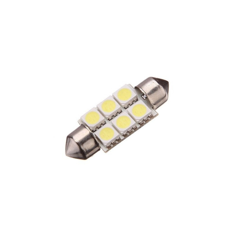 Led Tubular 6 Led 41 Mm Por Unidad