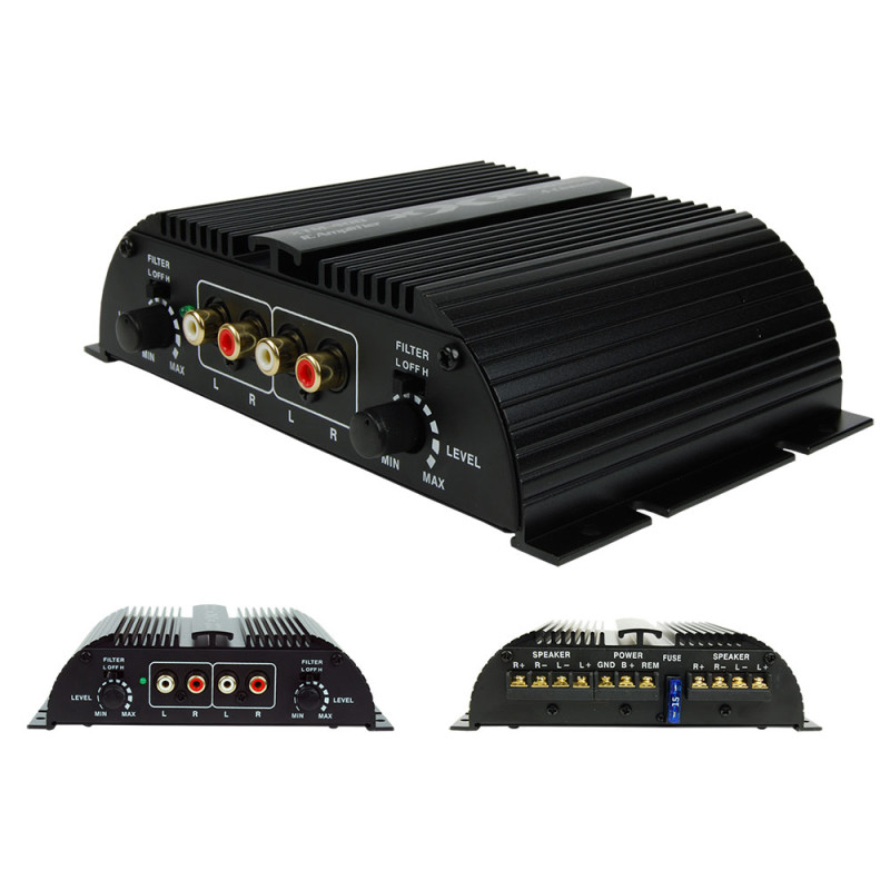 Amplificador Stereo Xxx 4 Canales 400 Watts