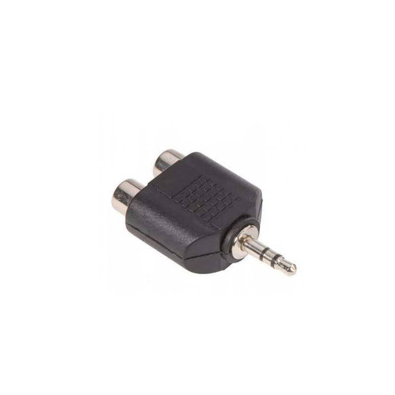 Mini Jack de 4 pulgadas 3.5mm Macho Stereo Plug a 2 RCA Hembra Jack cable  adaptador