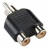 Adaptador Rca 2 Hembra A 1 Rca Macho