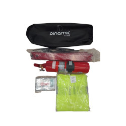 Kit De Seguridad Vehicular Con Matafuego 6 componentes