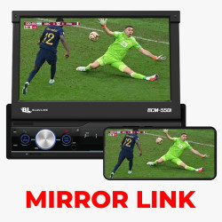 Estereo Blauline Bcm-550i Simple Din In Dash Mirror Link Car Play Bluetooth