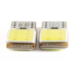 Led T10 Cob Blanco Frio 12 Volt Blister X 2 unidades