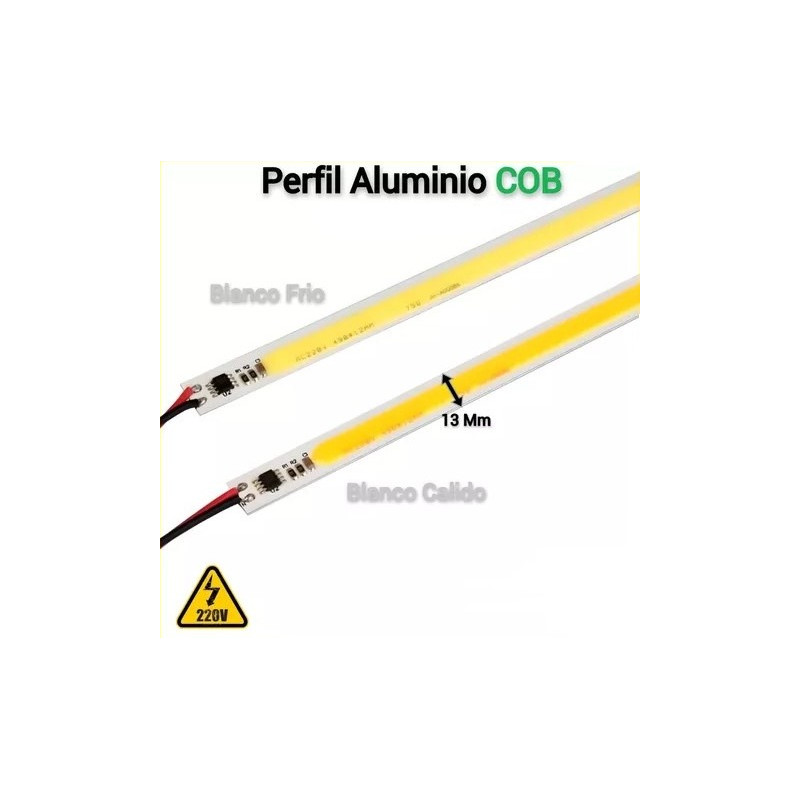 Perfil Cob 1 Mt 220v Color Calido