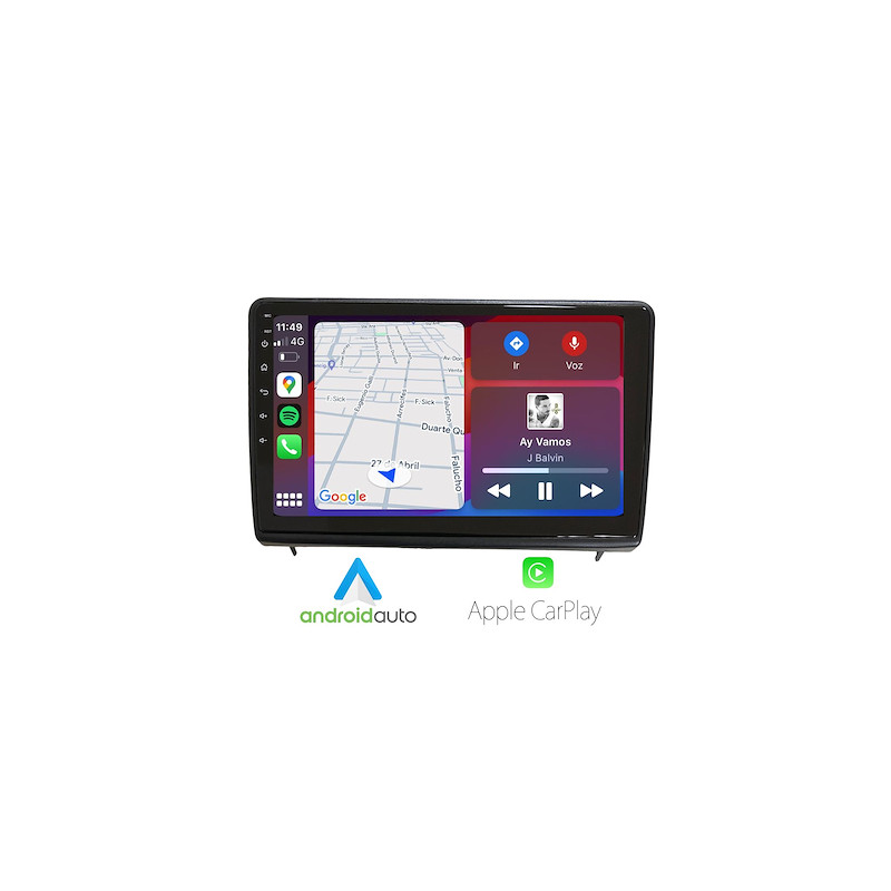 Estereo Doble Din 9 Pulgadas 9001Q8 Android 2 Ram+ 32G Carplay Infinity Tech