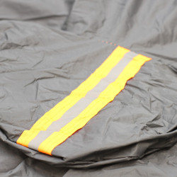 Funda Cubre Moto Tricapa Impermeable Medium 203X89X122CM Logo Dakar Con Reflector Naranja Oregon