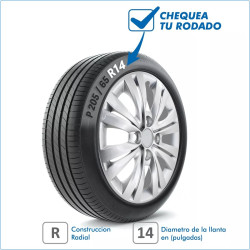 Juego De 4 Tazas Peugeot 207 2008-16 14 Pulgadas TP4430