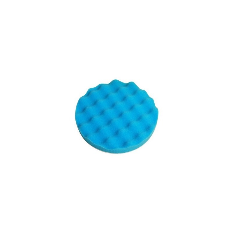 Pad Espuma 5 Pulgadas Tipo Waffle Para Polish Corte Medio Azul 3d