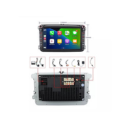 Estereo Multimedia Especifico Serie Q8 Volkswagen Android 10 2Ram + 32G - Carplay