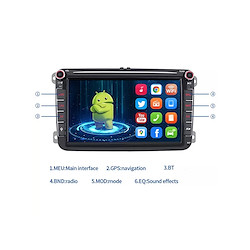 Estereo Multimedia Especifico Serie Q8 Volkswagen Android 10 2Ram + 32G - Carplay