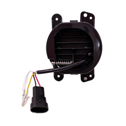 Par De Faros Auxiliares Con Ojo De Angel 4 Pulg Giro, Balizas Con Cables Y Tecla  DJ6940CROSS