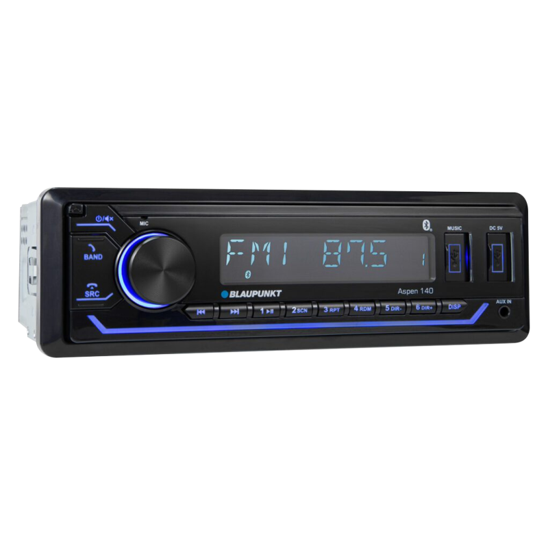 Estereo Blaupunkt Aspen 140 Bt Usb Aux Radio Mp3 Frente Demontable 4 X 50w