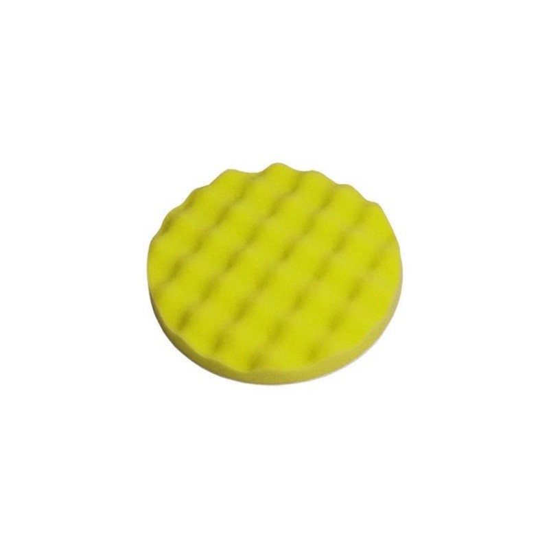 Pad Espuma 6 Pulgadas Tipo Waffle Para Corte Amarillo 3d