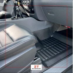 Alfombra Termoformada Para Ford Ranger 2013-2023 Raptor 2018-2023