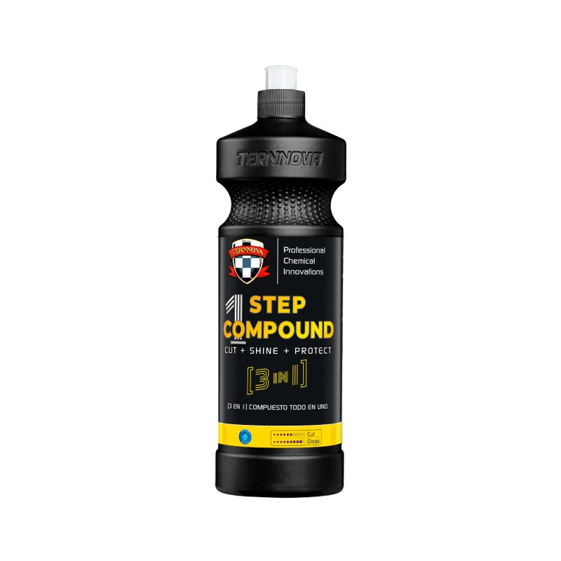 1 Step Compound 500ml Sellador 3 En 1 Corrige Abrillanta Proteje Ternnova