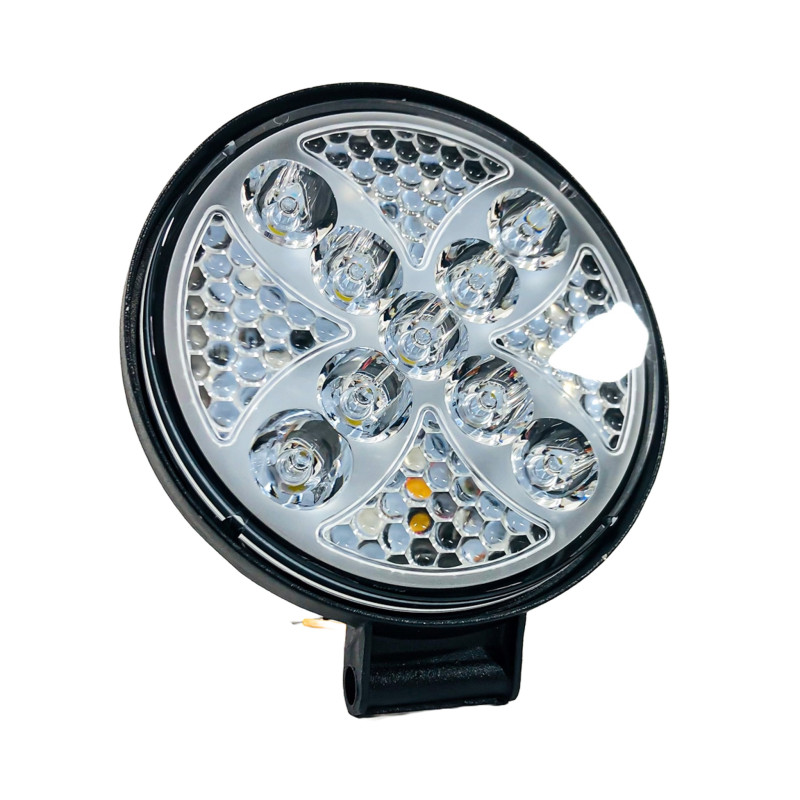 Faro Led Circular 47 Led Blanco Con Drl Running RGB 10.8X2X11CM DJ912SPIN Luxled