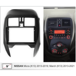 Marco Adaptador 9 Pulgadas Para Nissan March 11 - 15 Guardtex