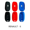 Funda Cubre Llave Renault 6  Captur - Kangoo - Duster Linea Nueva Llave Navaja