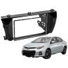 Marco Adaptador 7 Pulgadas Toyota Corolla 2014-2016 Negro Permak