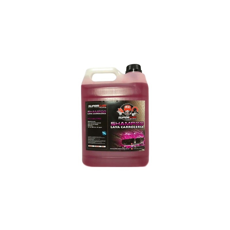Shampoo Lava Carroceria 5 Litros  (dilusion 1 Litro En 200 Litros) Supercar