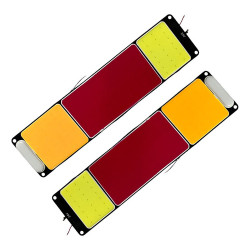 Juego De Faro Trasero Led Tricolor Silicona 12 V  CREE-28070_12