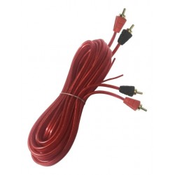 Cable Rca A Rca 5m Con Remoto Rojo Strong