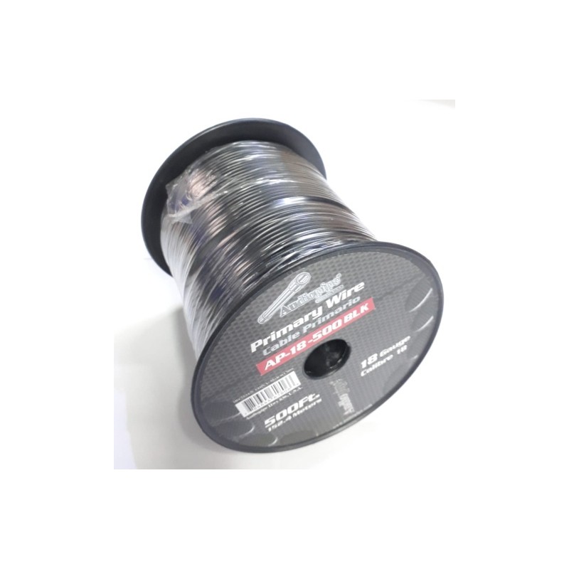 Cable Unipolar 0.50mm Audio Pipe Color Negro
