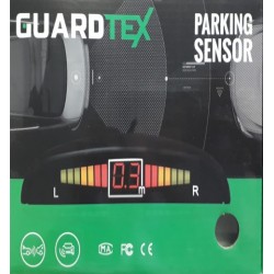 Kit 4 Sensores De Estacionamiento Color Negro Gps-4b  Guardtex