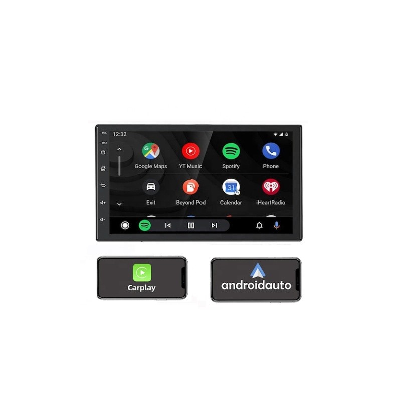 Estereo Doble Din 7 Pulgadas Am Fm Usb Bt Infinity Multimedia Car Play Android