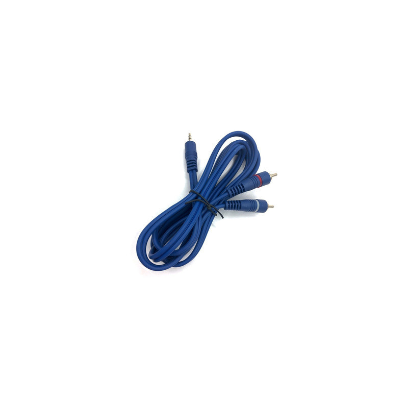 Cable Arwen Rca A Plug 3.5 St 2 Metros Azul
