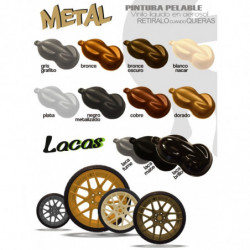 Pintura Removible Stretch Bronce Oscuro Metal