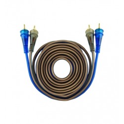 Cable Rca A Rca Audio Pipe Azul 1.80 Cm Bms Bls Libre De Oxigeno
