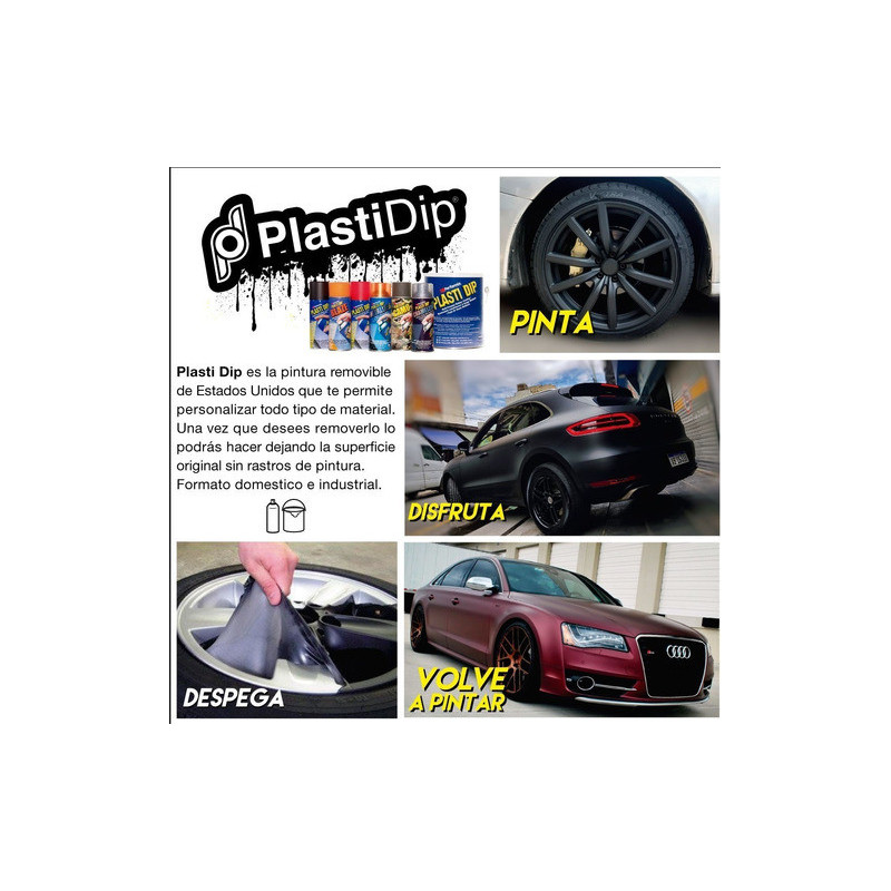 Pintura PlastiDip para tuning de coches