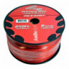 Cable De Alimentacion 8 Gauge Ultra Flex Rojo Audio Pipe 76.2mts