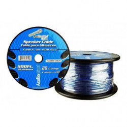 Cable Parlante Azul Y Negro Audio Pipe 2 X 20 Gaus 0.35 Mm X Metro 152mts