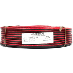 Cable Bipolar Bafle 2 X 0.75 Rojo - Negro Por Metro - Rollo 100 Mts
