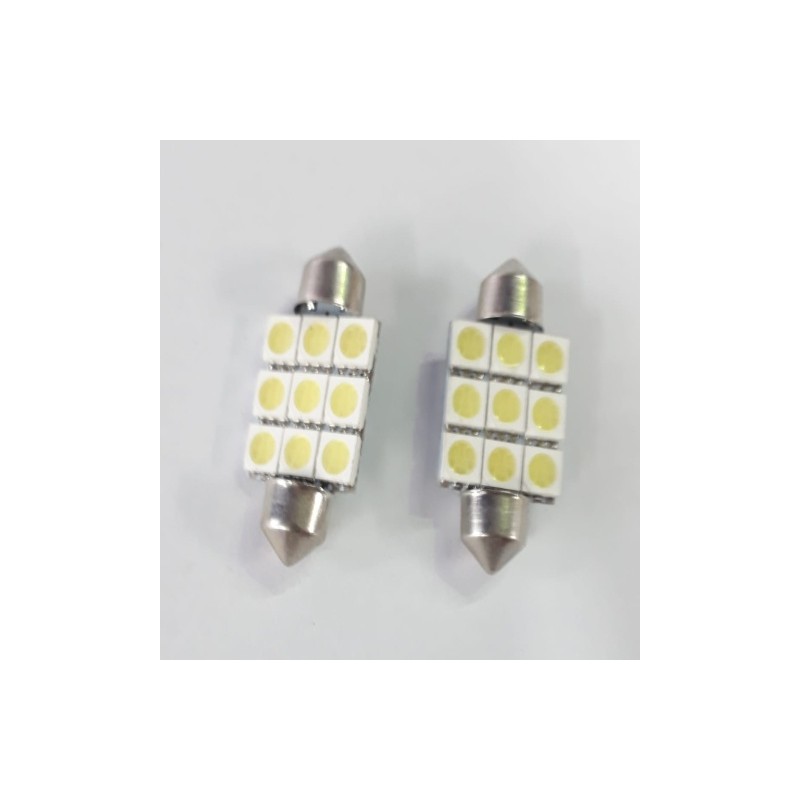 Led Tubular 9 Led 36 Mm