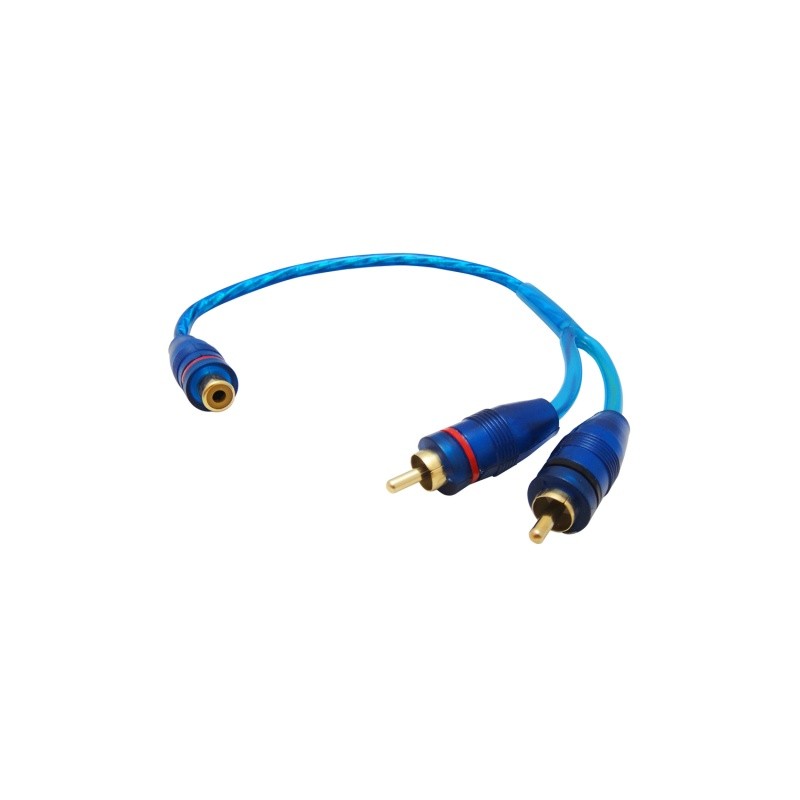 Cable Rca Bifurcador Y Blauline 2m/1h Standart 30 Cm