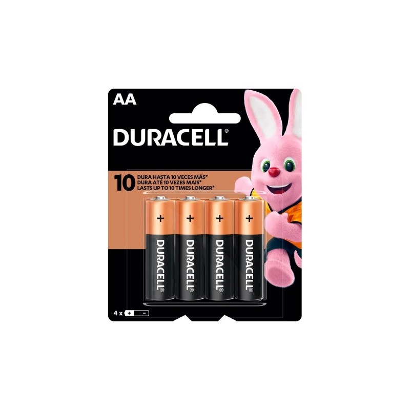 Pilas Duracell Aa Blister 4 Unidades