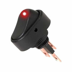 Tecla Llave Interruptora Con Led Rojo