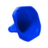 Corneta Plastica Corta 1450 Color Azul Permak
