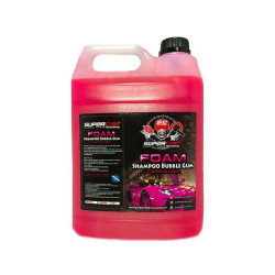 Shampoo Foam Bubble Gum con Carnauba 5 Litros Especial Uso Foam Lance Ph Neutro Supercar