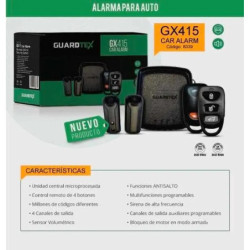 Alarma Auto Guardtex Gx-415 Con Volumetrico