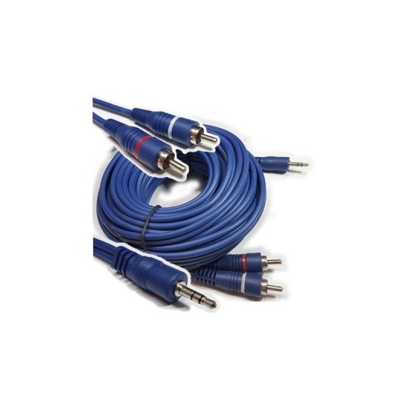Cable Arwen 8 Metros 2 Rca A 3.5 Plug Stereo