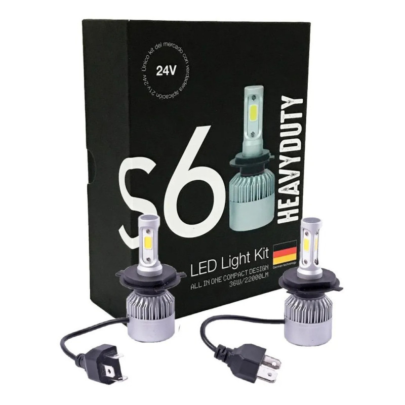 Kit Ironled Cree Led H7 12v Con Canbus Y Cooler X2