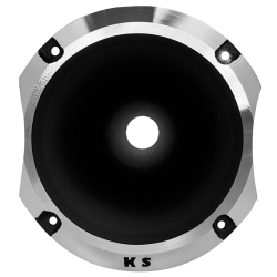 Corneta Ks Aluminio Corta Negra 1 Pulgada Profundidad 15.2cm Diametro 15.1x14cm