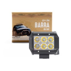 Barra 6 Leds Bar18 18 Watts 9.8cm De Largo